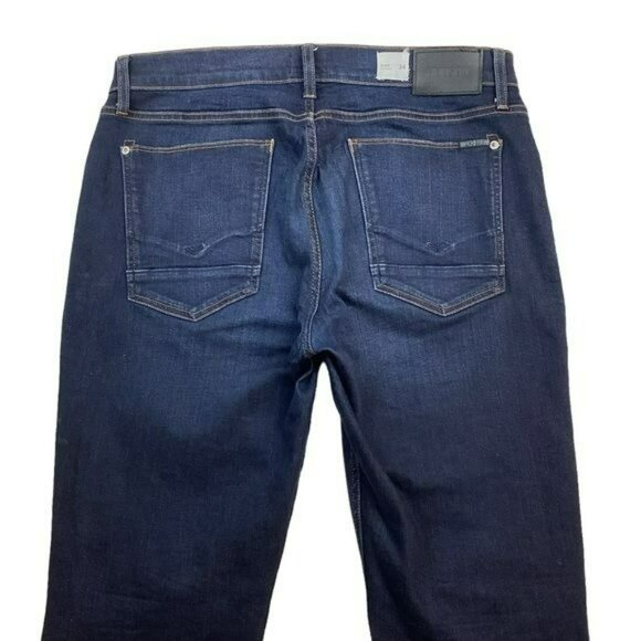Hudson Blake Slim Straight Jeans 34 Mens Denim Pants 98% Cotton & 2% Elastane - Picture 7 of 13